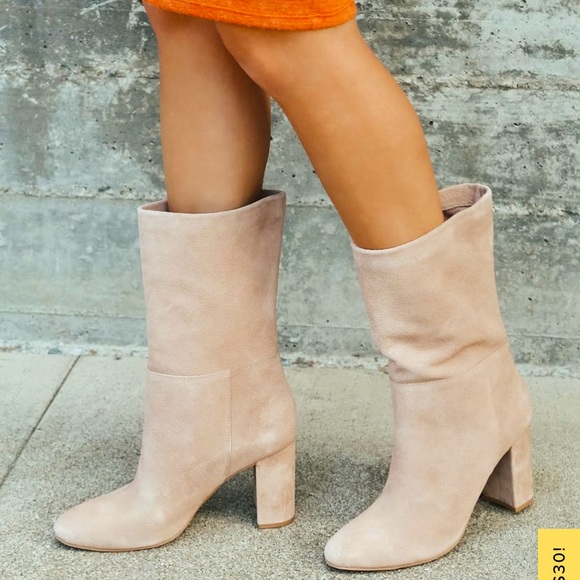Boot Taupe Suede Size 